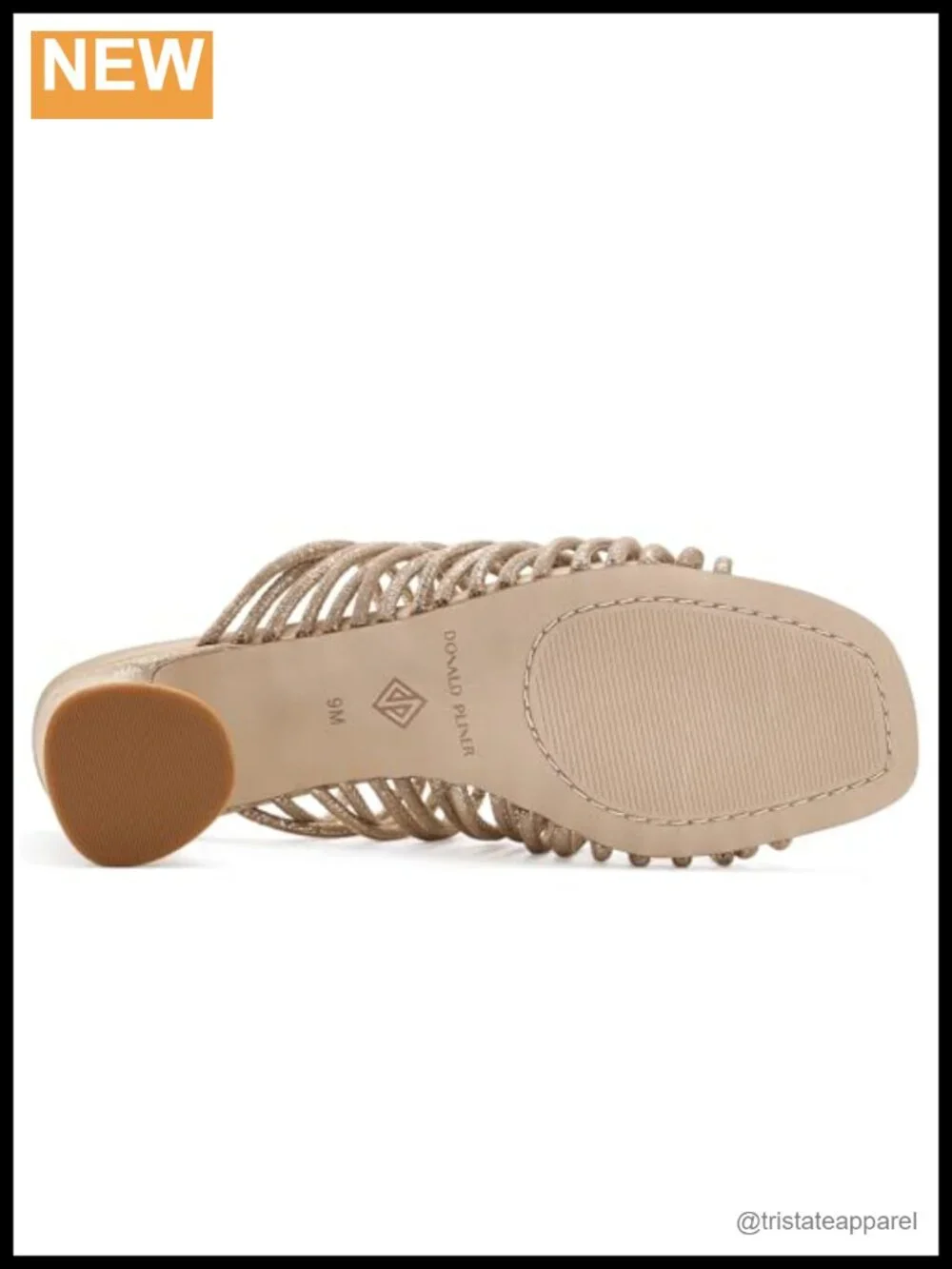 Leather Heeled Sandals with Sculpted Block Heel and Memory Foam